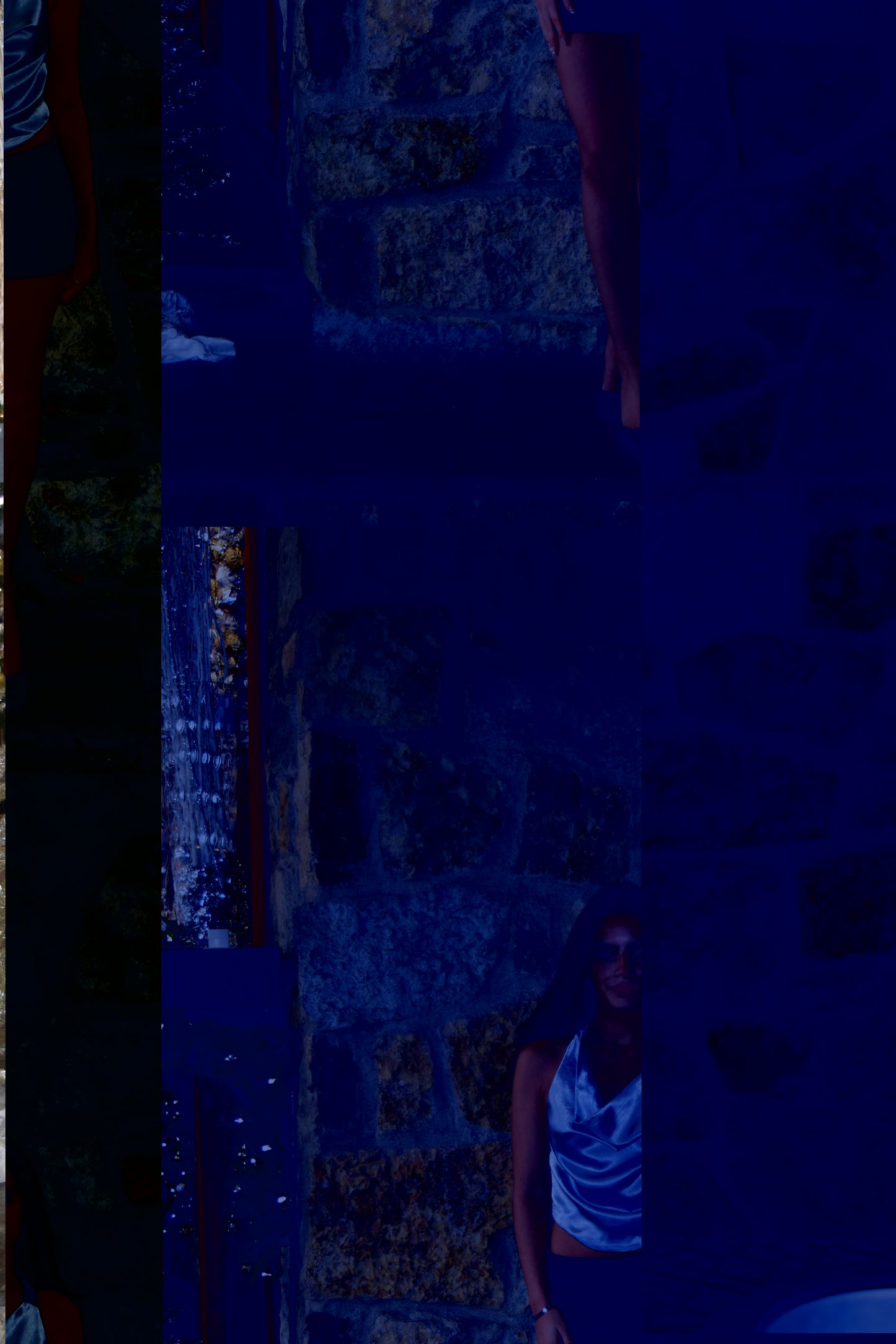 SHIMMER HIGH NECK DRESS CHOCOLATE