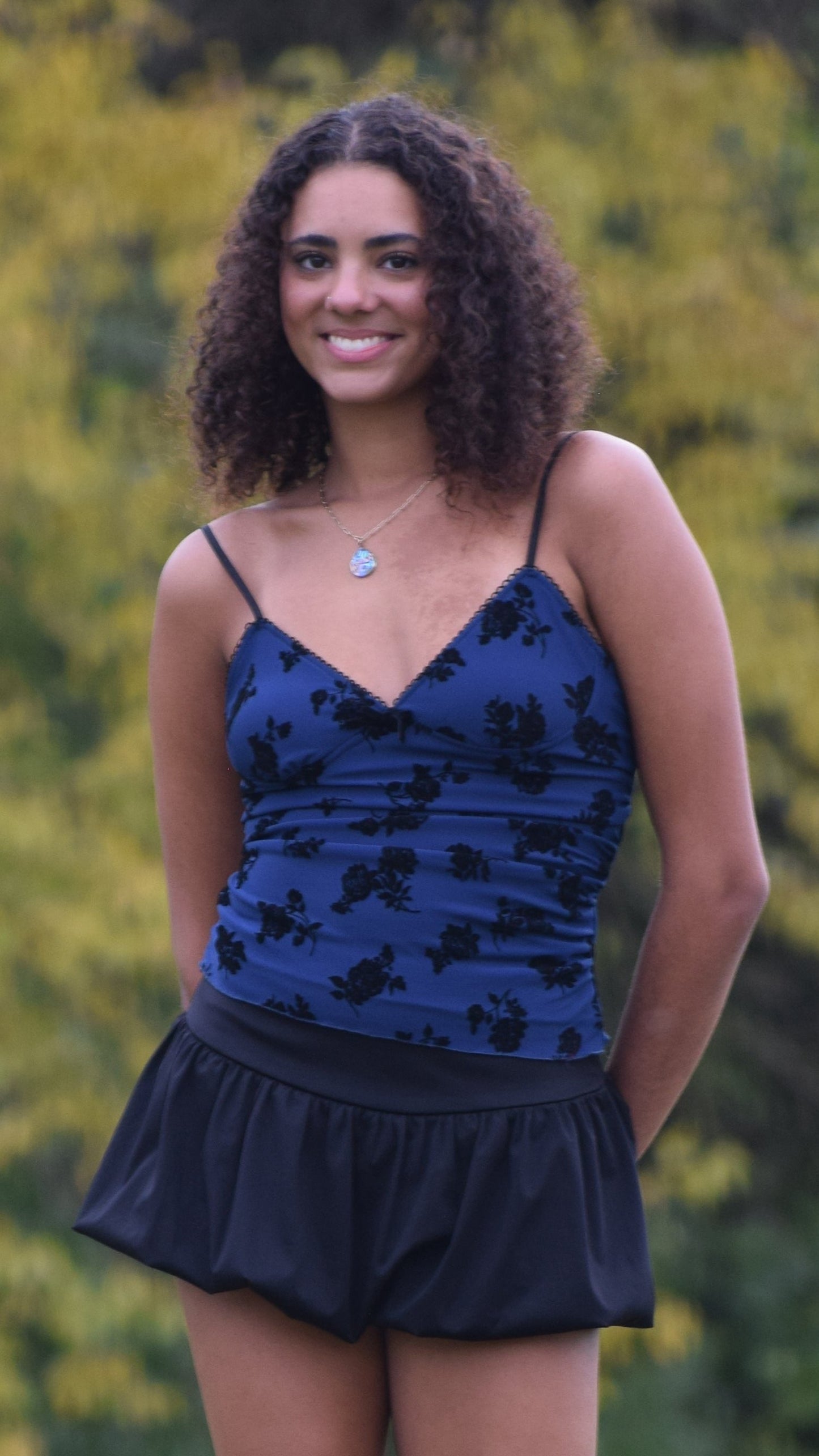 Drop Waist Bubble Skirt