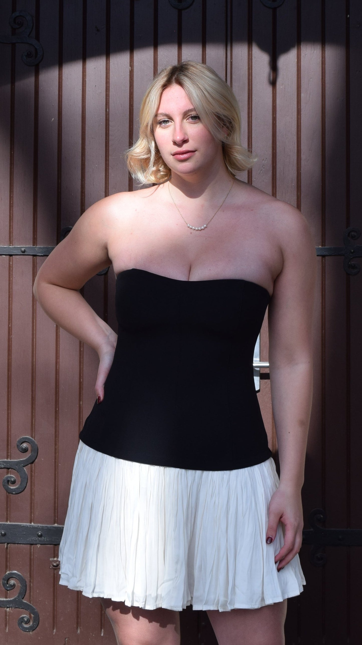 Bustier Dress with a Twirl
