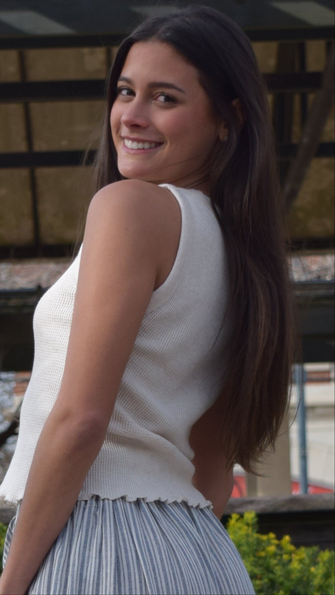 Waffle Knit Muscle Tank