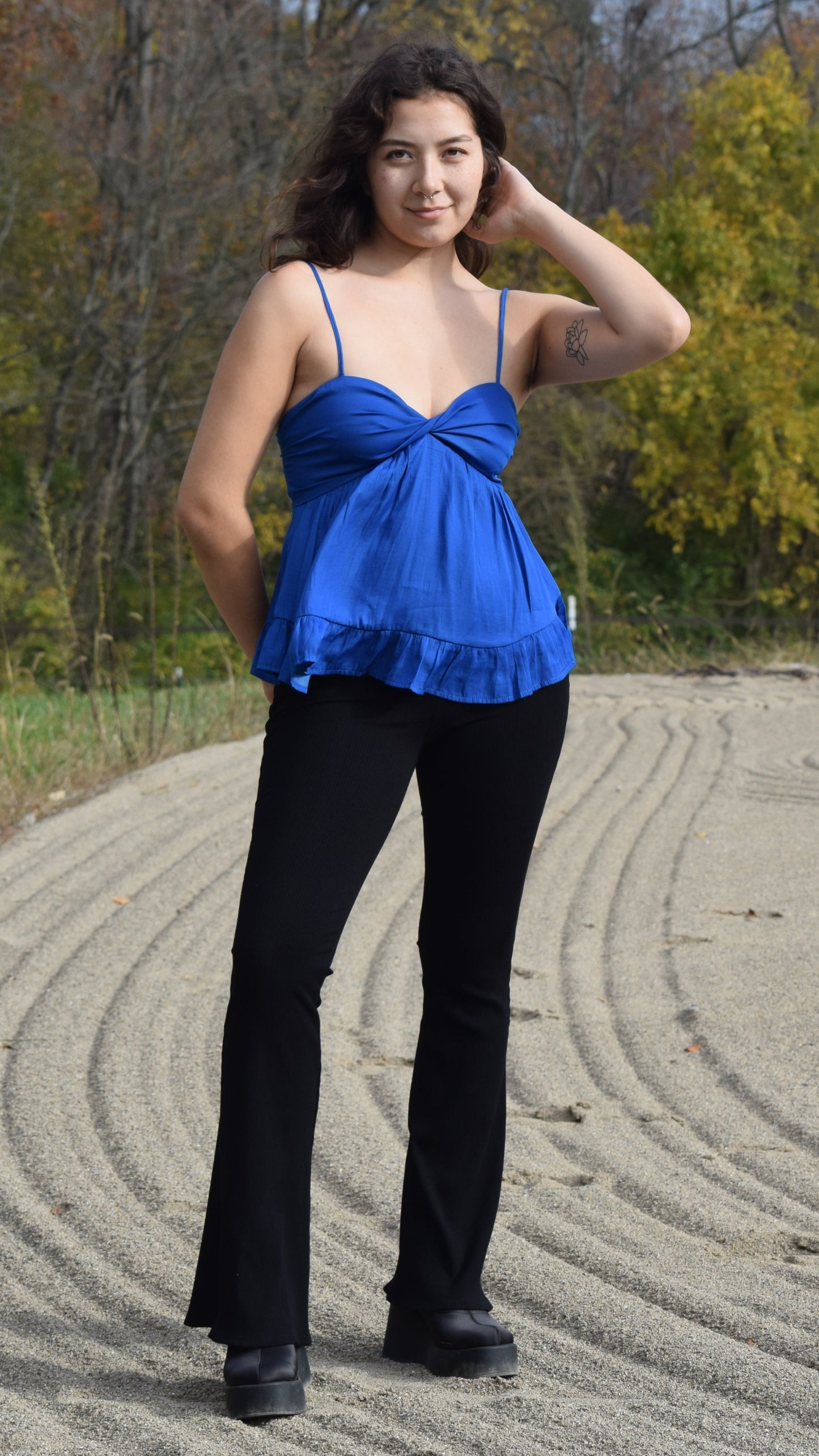 Rib Flare Comfy Pant