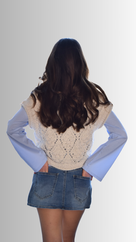 Denim Skirt Medium Wash