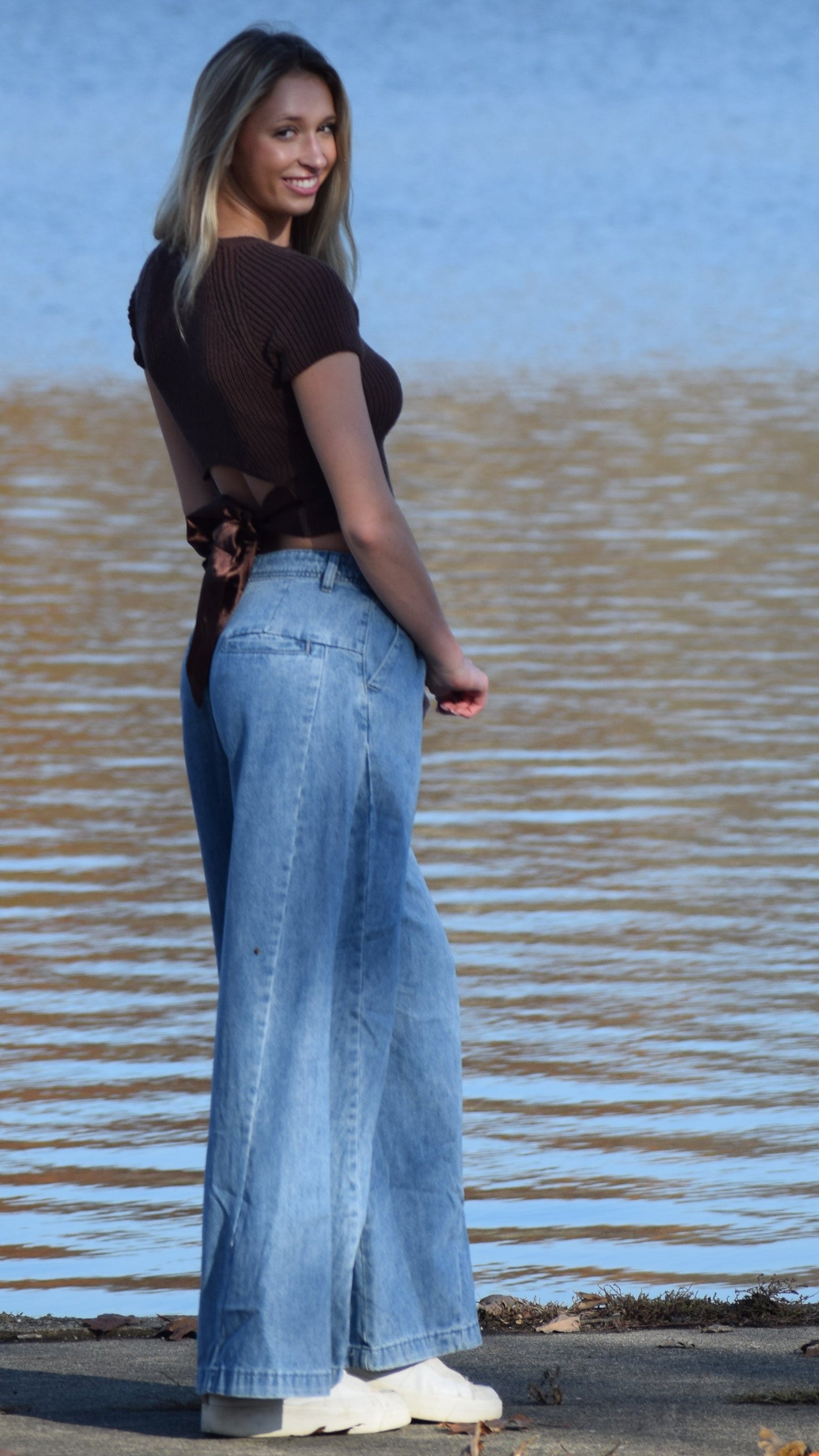 WIDE LEG SOFT DENIM