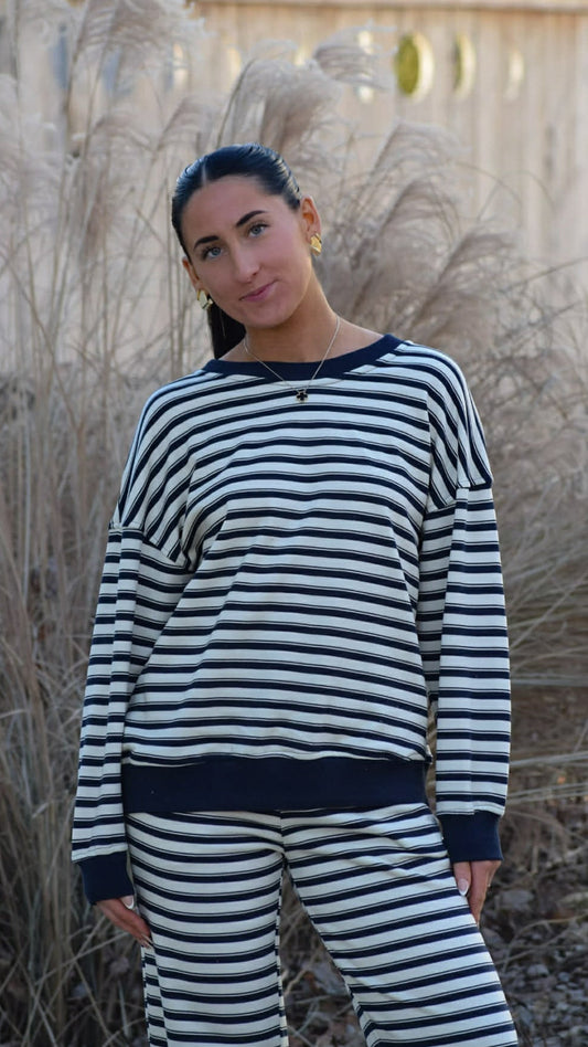 Stripe easy lounge set